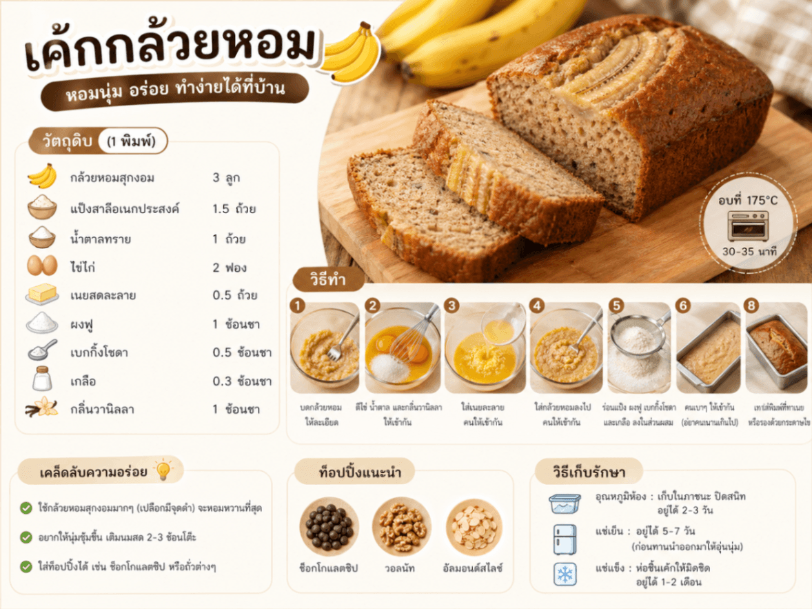 เค้กกล้วยหอม - 2